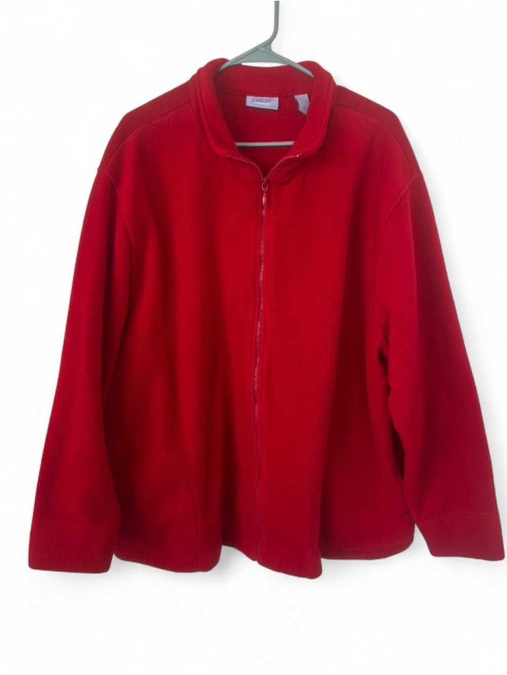 Pacer Red Full-Zip Fleece Jacket 3X